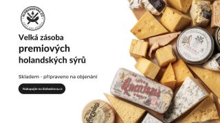 Velká zásoba prémiových holandských sýrů skladem a připravená k odeslání. Nečekejte na poslední chvíli – vyberte si z...
